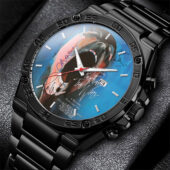 Screaming Face Pink Floyd Gentleman Powermatic Silver Watch Black - OtherBrick