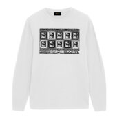 The Bank Pink Floyd Black Pearl Front Longsleeve White - OtherBrick
