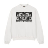 The Bank Pink Floyd Black Pearl Front Sweatshirt White - OtherBrick