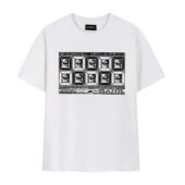 The Bank Pink Floyd Black Pearl Front Tshirt White - OtherBrick