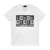 The Bank Pink Floyd Black Pearl Front Vneck White - OtherBrick
