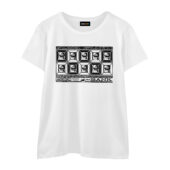 The Bank Pink Floyd Black Pearl Front Wtee White - OtherBrick