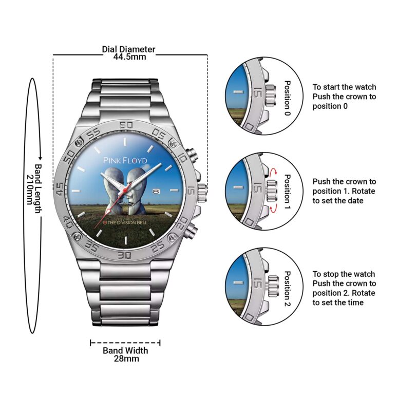 Pink Floyd The Endless River Gentleman Powermatic Silver Watch