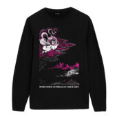 The Early Years 1965 1972 Memorabilia Front Longsleeve Black - OtherBrick