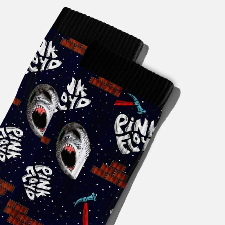 The Wall Screaming Face Hammer Art Pink Floyd Socks The Wall Screaming Face Hammer Art Pink Floyd Socks