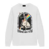 The Child Is Grown Comfortably Numb X Dsotm Skeleton Front Longsleeve White - OtherBrick