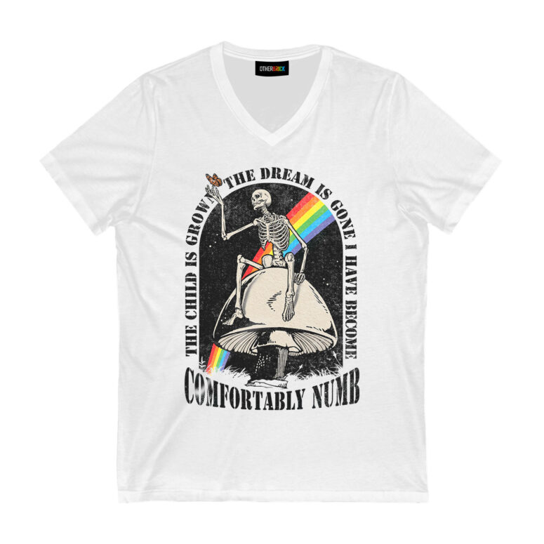 The child Is Grown Comfortably Numb x DSOTM Skeleton Shirt