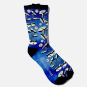 Time Clock Blue Pink Floyd Socks1 - OtherBrick