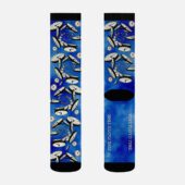 Time Clock Blue Pink Floyd Socks3 - OtherBrick