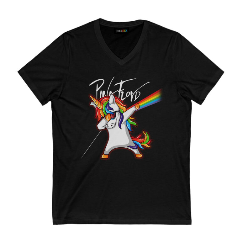 Dabbing Unicorn Dark Side Of The Moon Pink Floyd Shirt