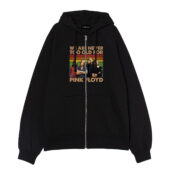 We Are Never Too Old For Pink Floyd Vintage Front Ziphoodie Blacka - OtherBrick