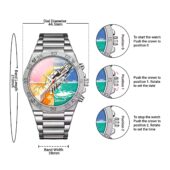 Welcome To The Machine Pink Floyd Gentleman Powermatic Silver Watch Guide 5 - OtherBrick