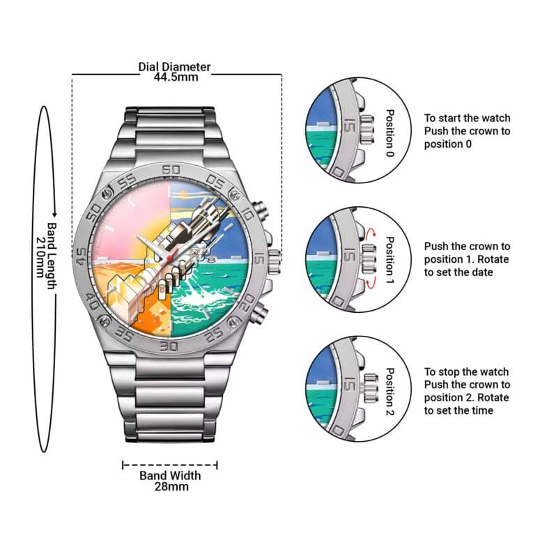 Pink Floyd The Endless River Gentleman Powermatic Silver Watch
