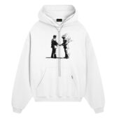 Wish You Were Here Drawing Pink Floyd Front Hoodie White - OtherBrick