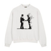 Wish You Were Here Drawing Pink Floyd Front Sweatshirt White - OtherBrick