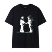 Wish You Were Here Drawing Pink Floyd Front Tshirt Black - OtherBrick