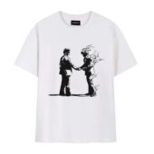 Wish You Were Here Drawing Pink Floyd Front Tshirt White - OtherBrick