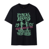 Wish You Were Here North American Tour 1975 Front Tshirt Black - OtherBrick