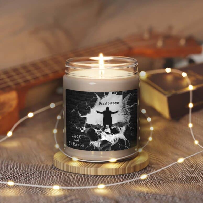 David Gilmour Luck And Strange 2024 Tour In Black Wall Candle