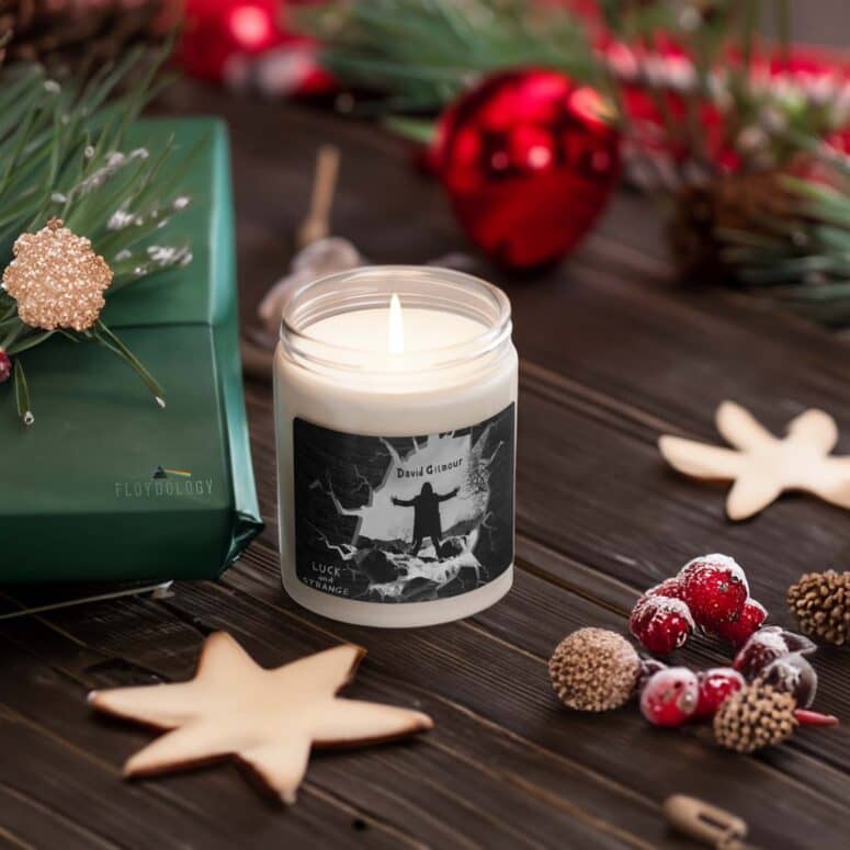 David Gilmour Luck And Strange 2024 Tour In Black Wall Candle
