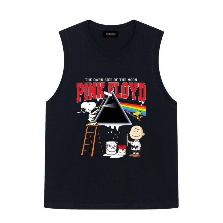 Snoopy Charlie Brown and Woodstock Painting The Wall Pink Floyd DSOTM Shirt Snoopy Charlie Brown and Woodstock Painting The Wall Pink Floyd DSOTM Shirt