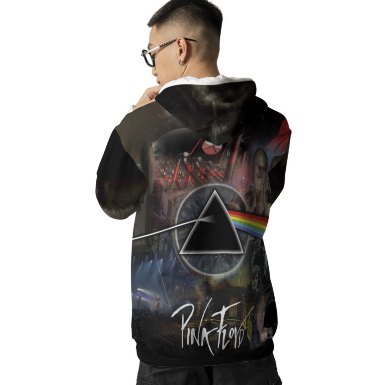 Pink Floyd Band DSOTM Pulse Collage Art Shirt Pink Floyd Band DSOTM Pulse Collage Art Shirt