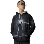 Hoodie Front I Will See You On The Dsotm Black Cat 3d Hoodie - OtherBrick