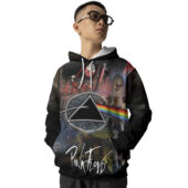 Hoodie Front Pink Floyd Band Dsotm Pulse Collage Art Shirt Hoodie 3d - OtherBrick