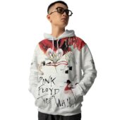 Hoodie Front Pink Floyd The Wall 1980 Columbia 3d Hoodie - OtherBrick
