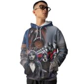 Hoodie Front The Wall Hammer Screaming Face Pink Floyd Band Art 3d Hoodie - OtherBrick
