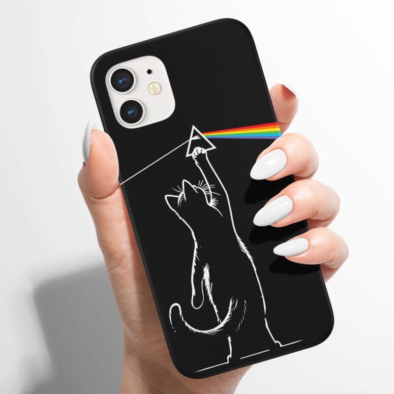 Cat Dark Side Of The Moon Pink Floyd Phone Case Cat Dark Side Of The Moon Pink Floyd Phone Case
