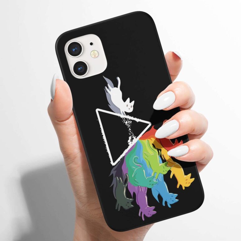 Prisma Rainbow Cats Dark Side Of The Moon Phone Case Prisma Rainbow Cats Dark Side Of The Moon Phone Case