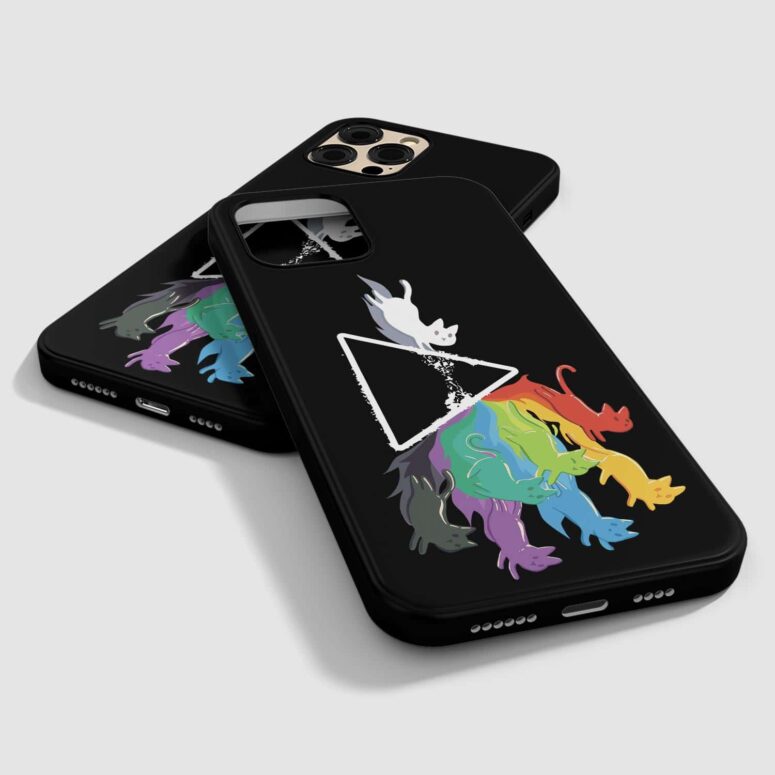 Prisma Rainbow Cats Dark Side Of The Moon Phone Case Prisma Rainbow Cats Dark Side Of The Moon Phone Case
