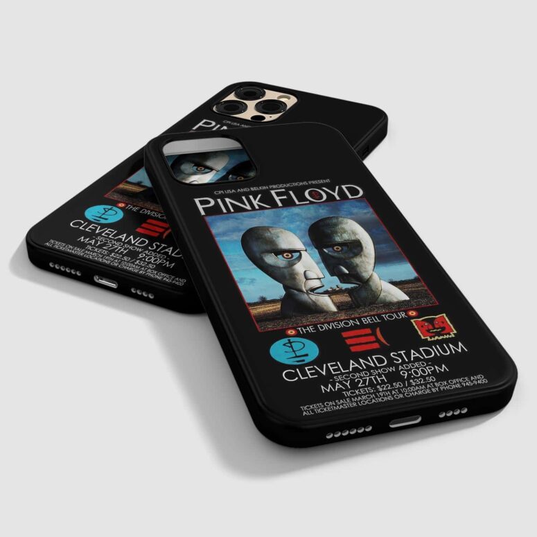 The Division Bell Tour Pink Floyd 1994 Cleveland Concert Phone Case The Division Bell Tour Pink Floyd 1994 Cleveland Concert Phone Case