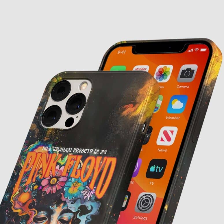 Pink Floyd 1970 Filmore East Exhibition Concert Phone Case