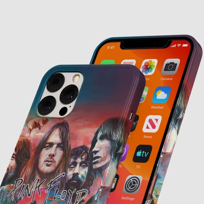 The Wall WYWH Animals Division Bell Atom Heart Mother Collage Art Phone Case The Wall WYWH Animals Division Bell Atom Heart Mother Collage Art Phone Case