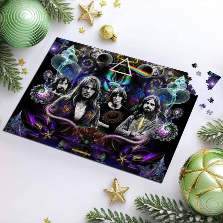 Dark Side Of The Moon Psychedelic Abstract Art Puzzle