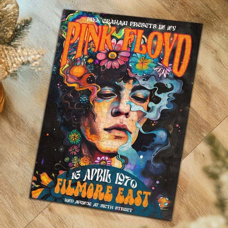 Pink Floyd 1970 Filmore East Exhibition Concert Puzzle Pink Floyd 1970 Filmore East Exhibition Concert Puzzle