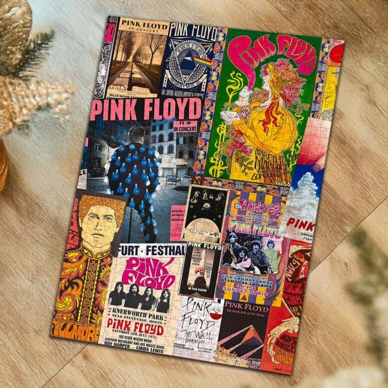 Pink Floyd Vintage Rock Concert Puzzle