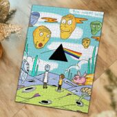 Puzzle2 Rick And Morty X Dark Side Of The Moon - OtherBrick