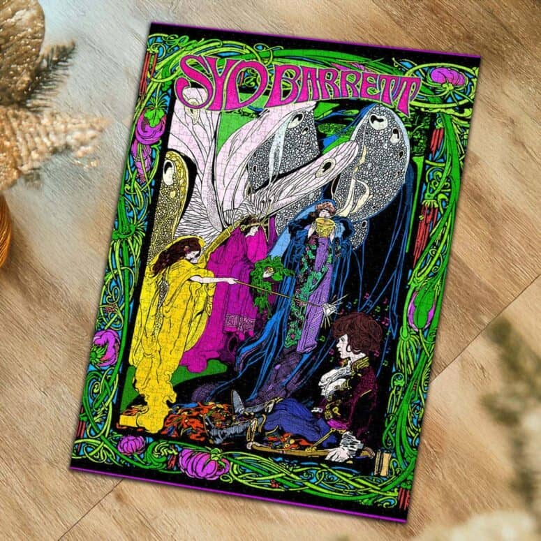 Syd Barrett Pink Floyd commemorative 1960s Psychedelic Art Puzzle Syd Barrett Pink Floyd commemorative 1960s Psychedelic Art Puzzle