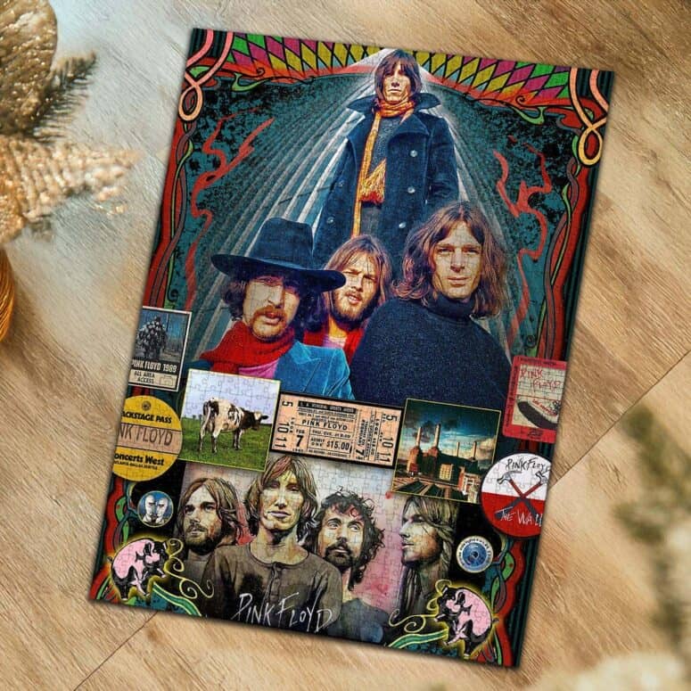 Ticket Concert Collage The Wall Animals Atom Heart Mother Puzzle