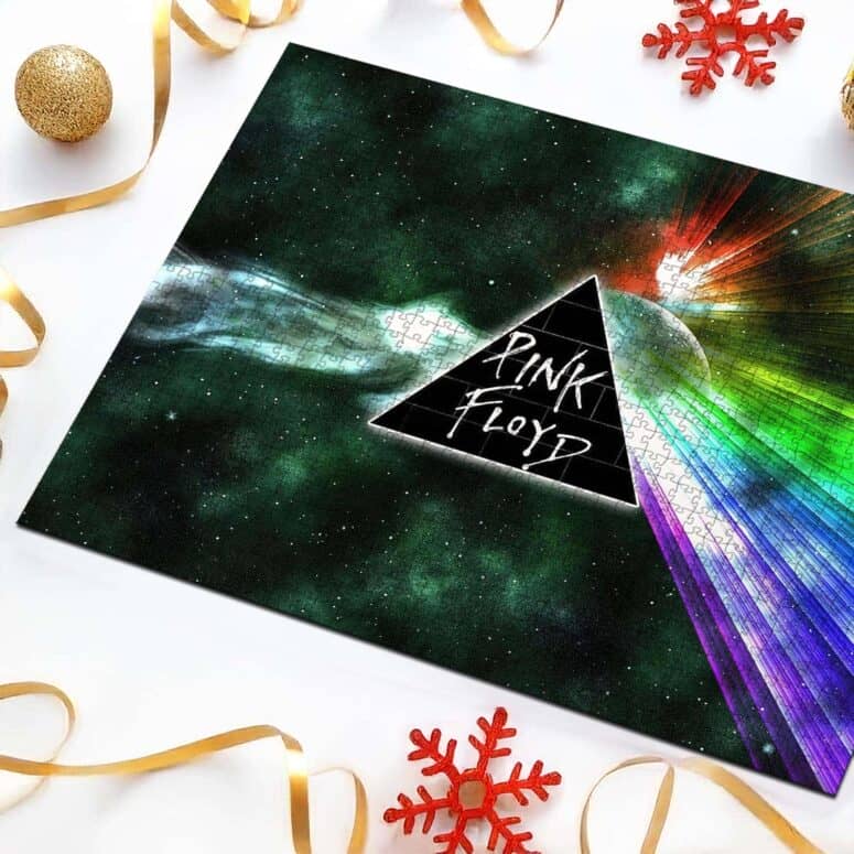 Dark Side Of Moon Galaxy Green Puzzle