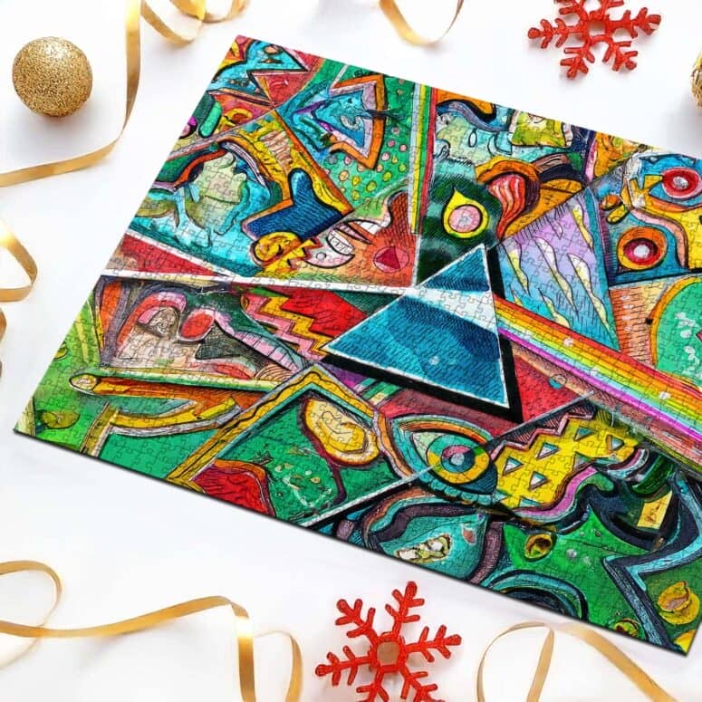 Dark Side of the Moon Pop Art Puzzle Dark Side of the Moon Pop Art Puzzle