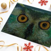 Puzzle3 Owl Eyes Pulse Art - OtherBrick