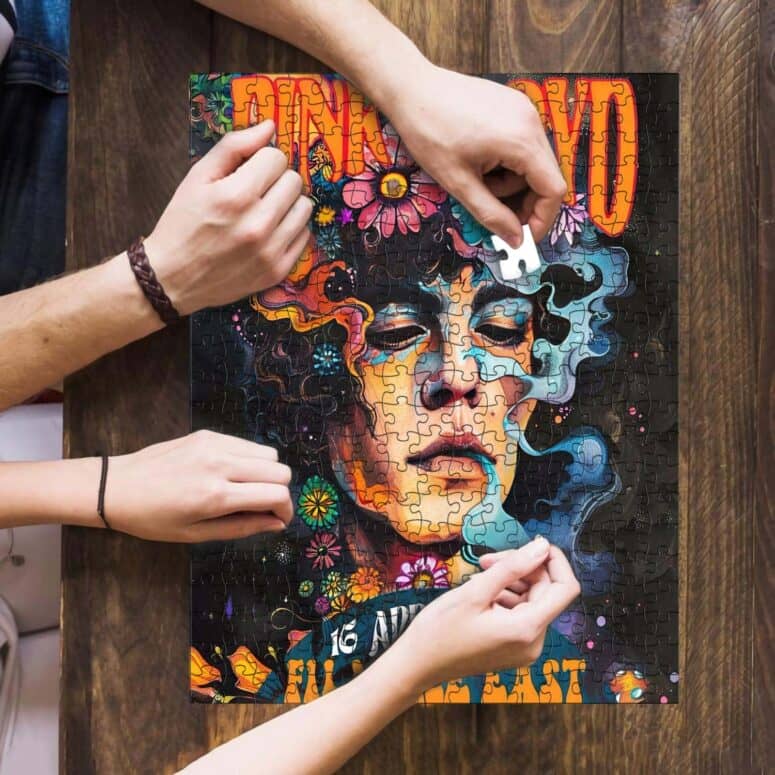 Pink Floyd 1970 Filmore East Exhibition Concert Puzzle Pink Floyd 1970 Filmore East Exhibition Concert Puzzle
