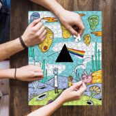 Puzzle3 Rick And Morty X Dark Side Of The Moon - OtherBrick
