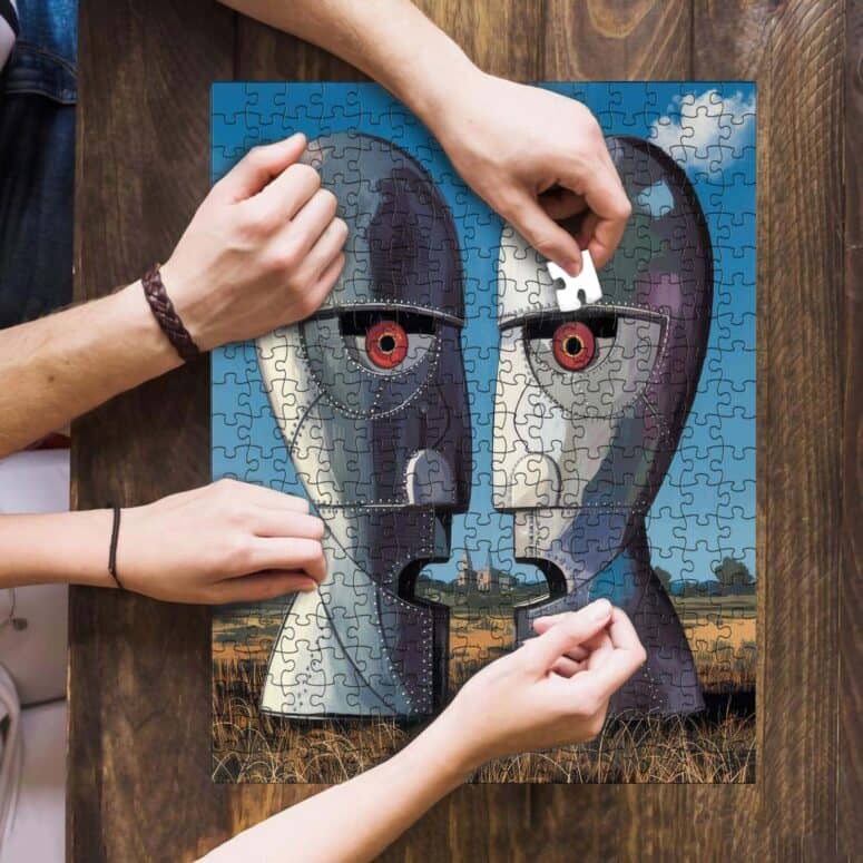 The Division Bell Morning Cathedral Pink Floyd 1994 Illustration Puzzle