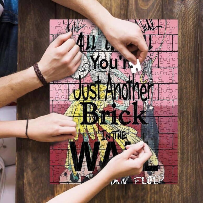 You Are Just Another Brick In The Wall Signature Puzzle You Are Just Another Brick In The Wall Signature Puzzle