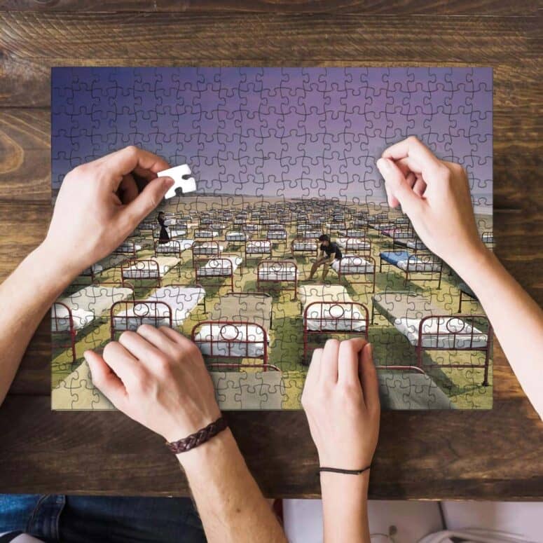 A Momentary Lapse of Reason Album Cover 1987 Puzzle